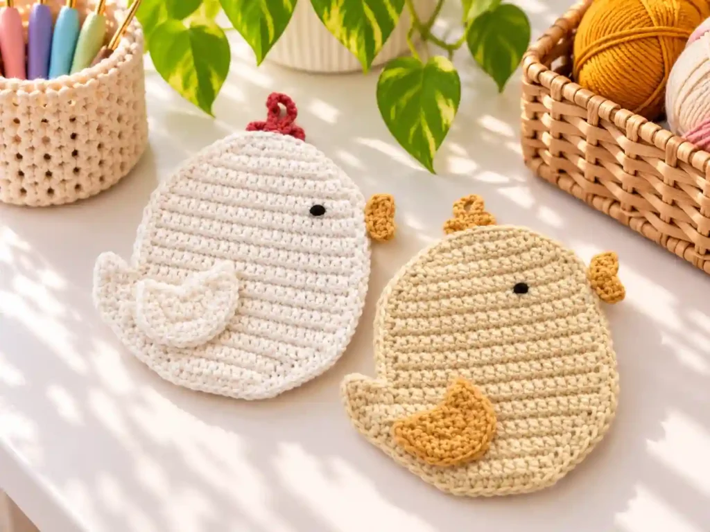 Chicken Potholder Crochet