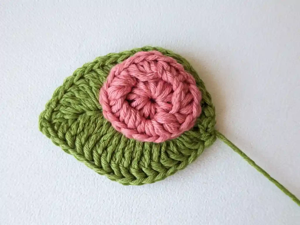 Crochet 3D Rose Free Pattern