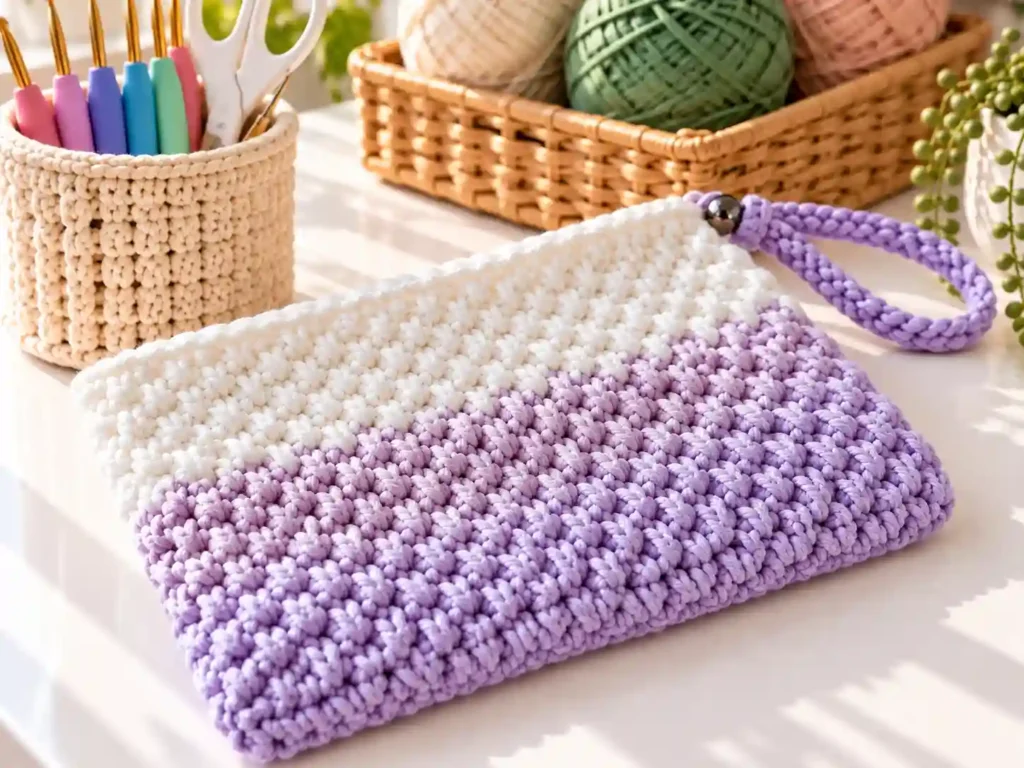 crochet pouchs