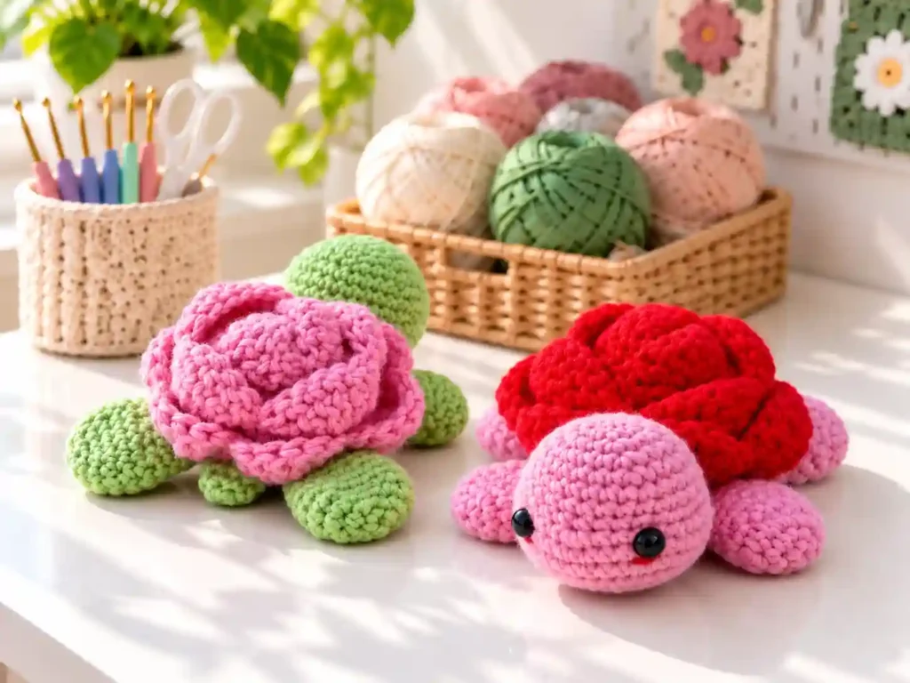 8 Flower Turtle Amigurumi Crochet Patterns