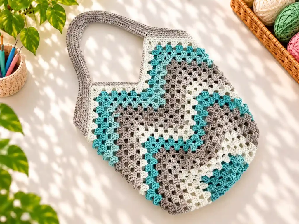Granny Stitch Bag Free Crochet Pattern