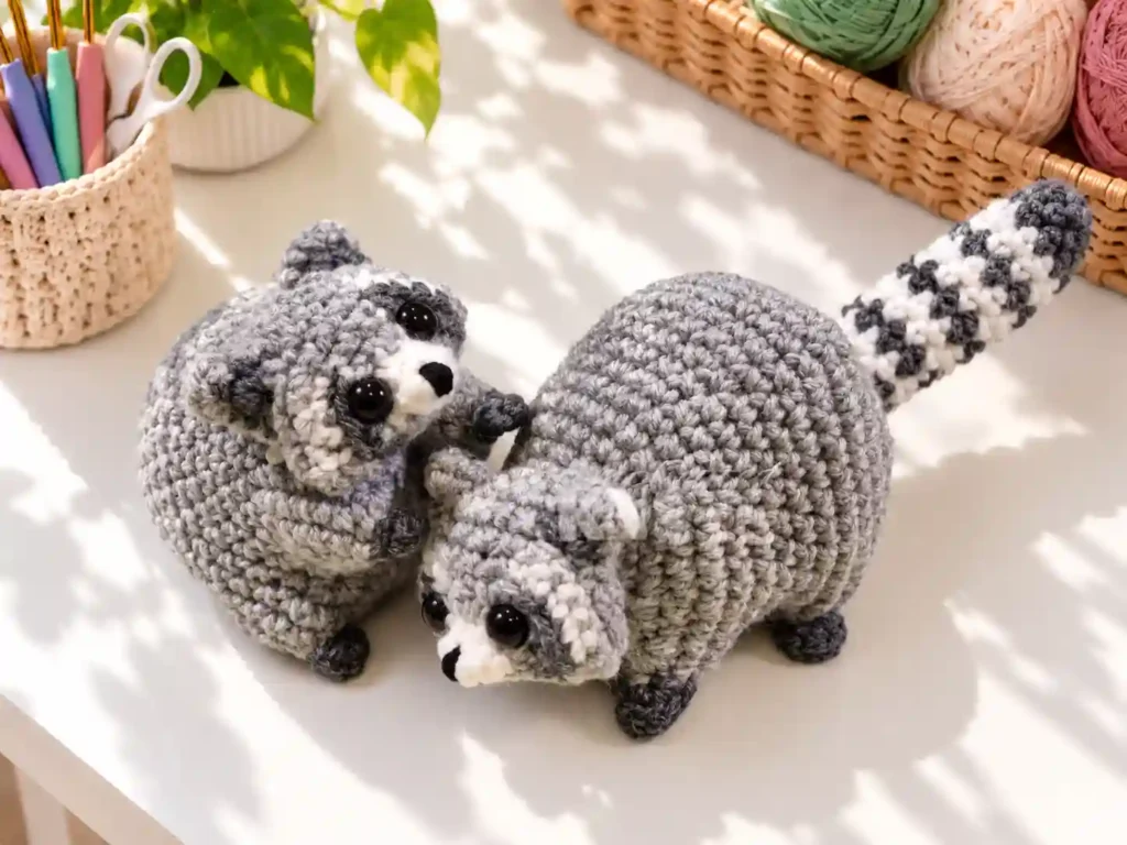 Raccoon Amigurumi Free Crochet Pattern