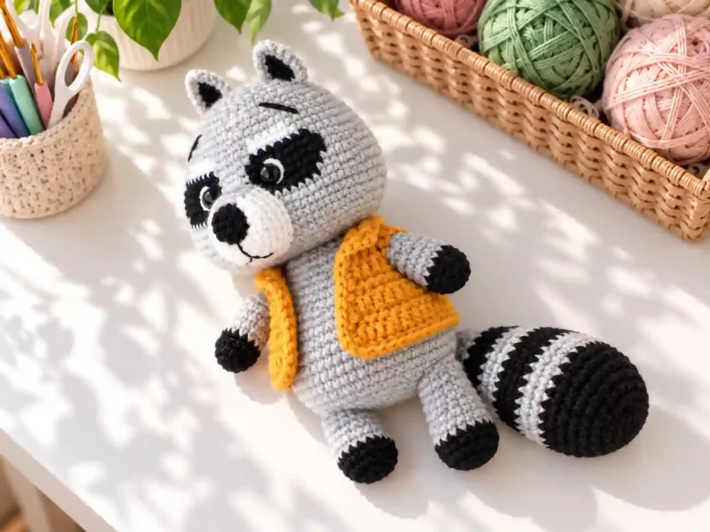 Raccoon Amigurumi Free Crochet Pattern