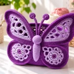 Crochet Butterfly Basket: Free Pattern & Easy DIY Tutorial for Beginners