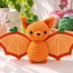 Orange Citrus Bat Amigurumi Free Crochet Pattern
