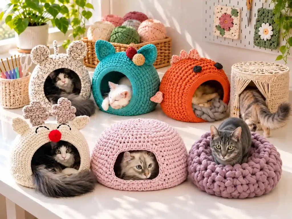 Crochet Cat Cave Free Patterns: Cozy Hideaways for Happy Cats