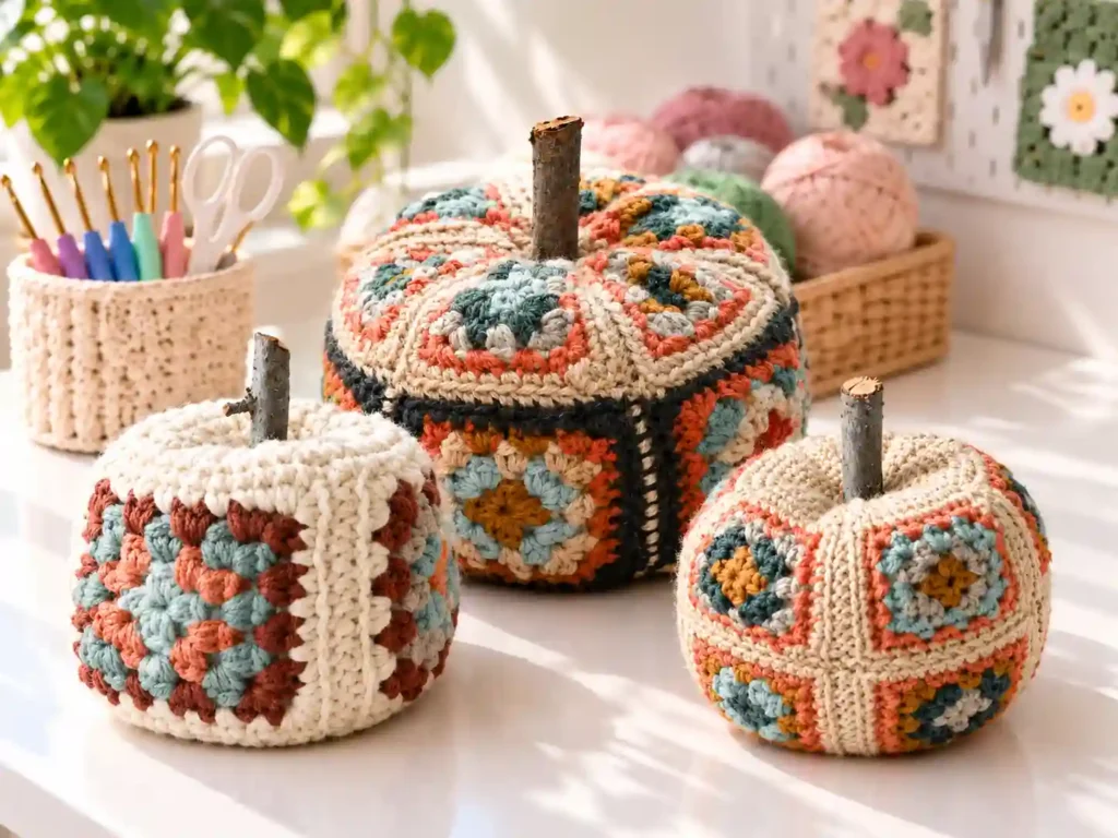 Cute Granny Square Pumpkins