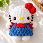 Plushie Baby Hello Kitty Crochet Amigurumi Free Pattern