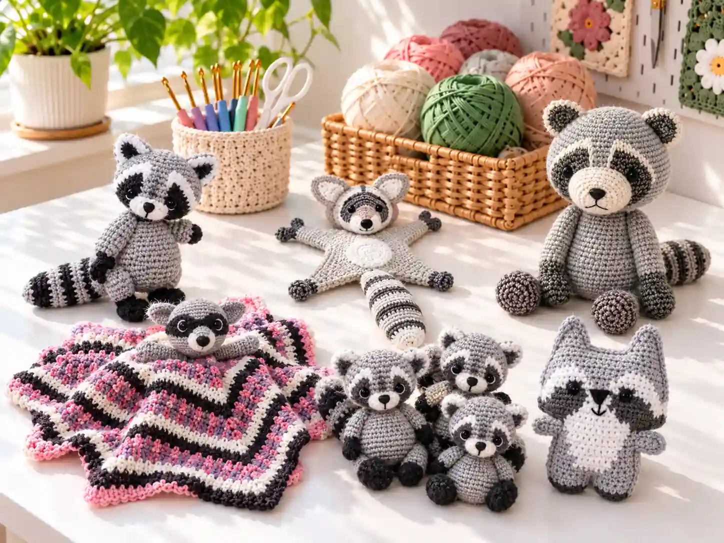 Raccoon Amigurumi Free Crochet Pattern
