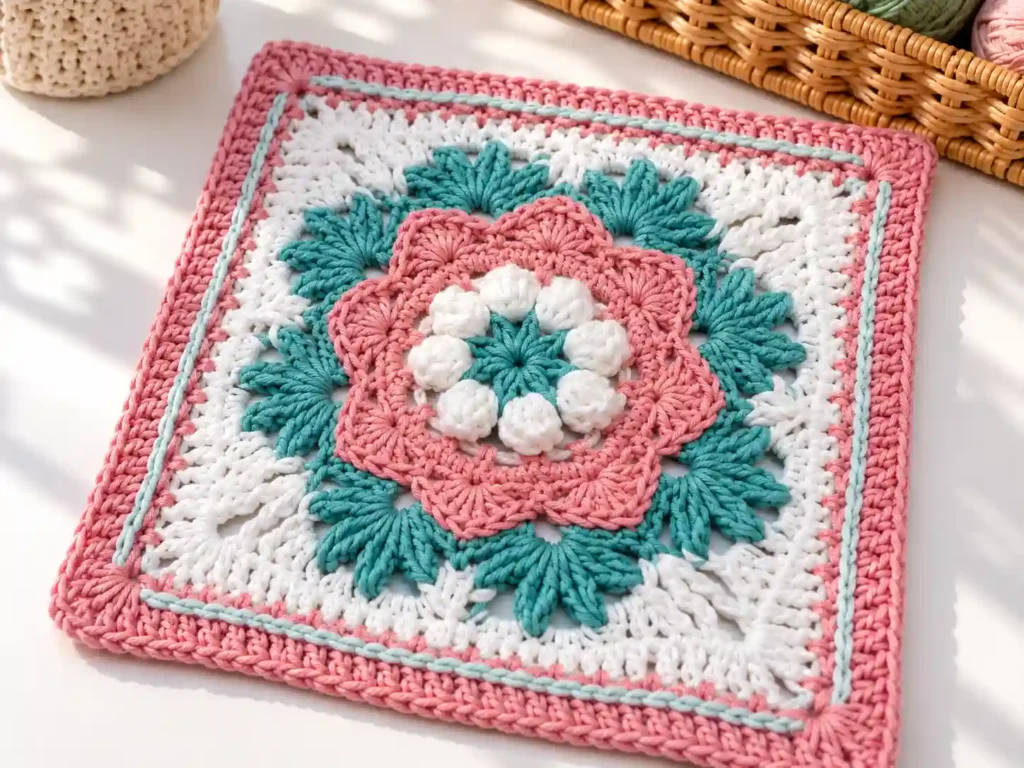 Sweet Crochet Mandala Squares